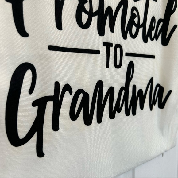 Promoted to Grandma Pillow Cover - Picture 3 of 8